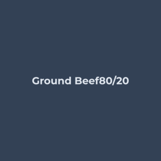 Ground Beef 80/20