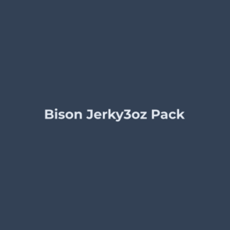 Bison Jerky 3oz Pack