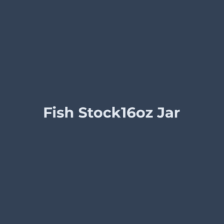 Fish Stock 16oz Jar