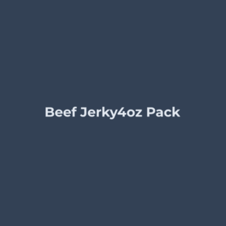 Beef Jerky 4oz Pack