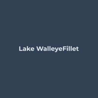 Lake Walleye Fillet