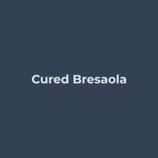 Cured Bresaola