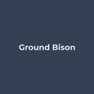 Ground Bison