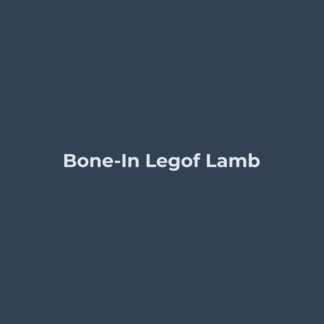Bone-In Leg of Lamb