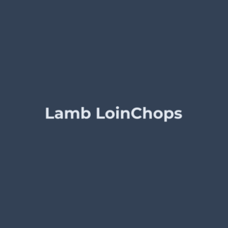 Lamb Loin Chops