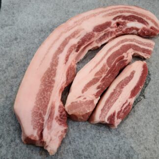Dry Cured Slab Bacon, Maple and Salt